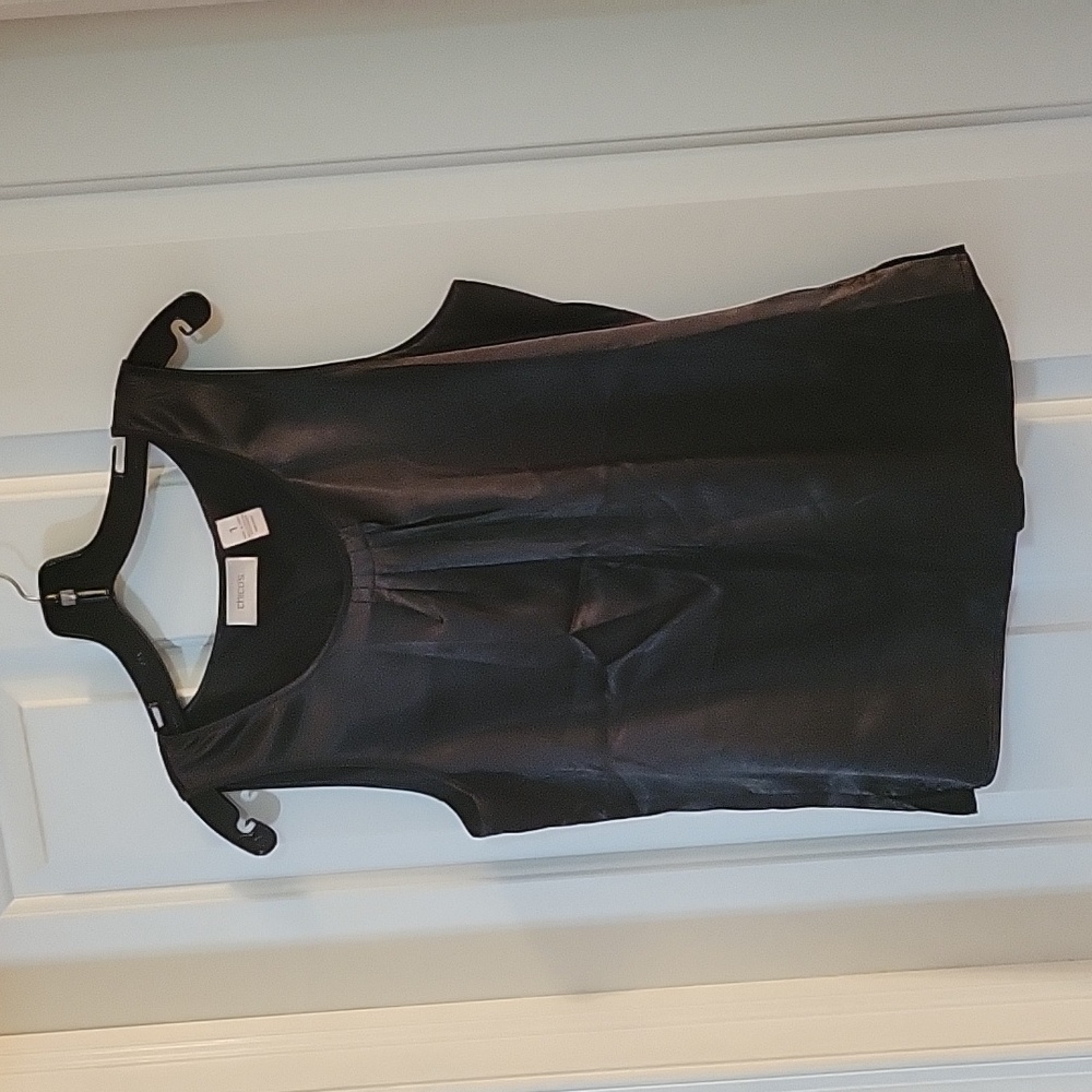 Chicos black tank medium